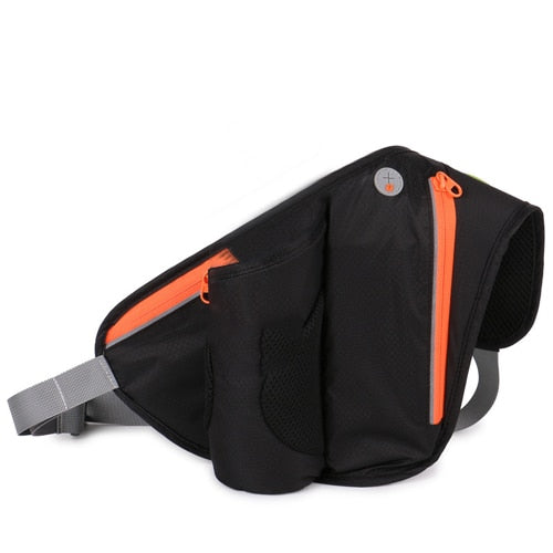 Large Running Bag with Bottle Compartment
