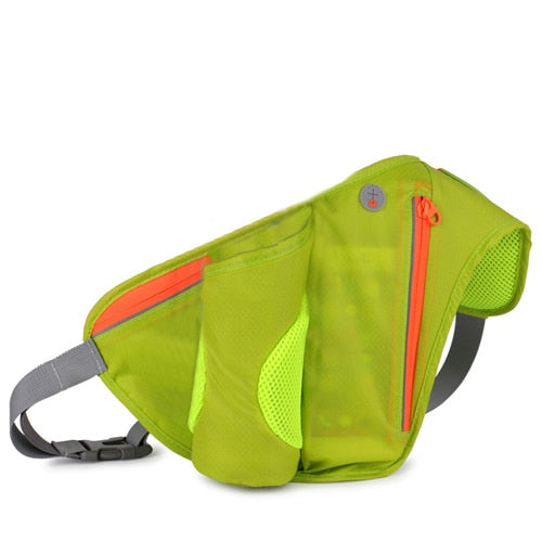 Large Running Bag with Bottle Compartment