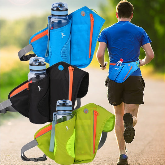 Large Running Bag with Bottle Compartment