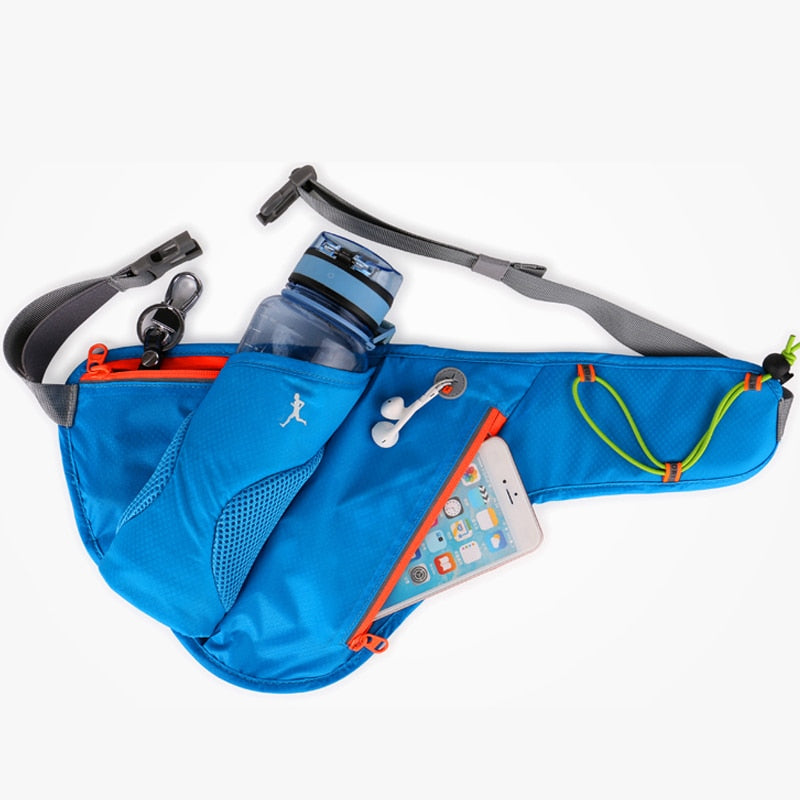 Large Running Bag with Bottle Compartment