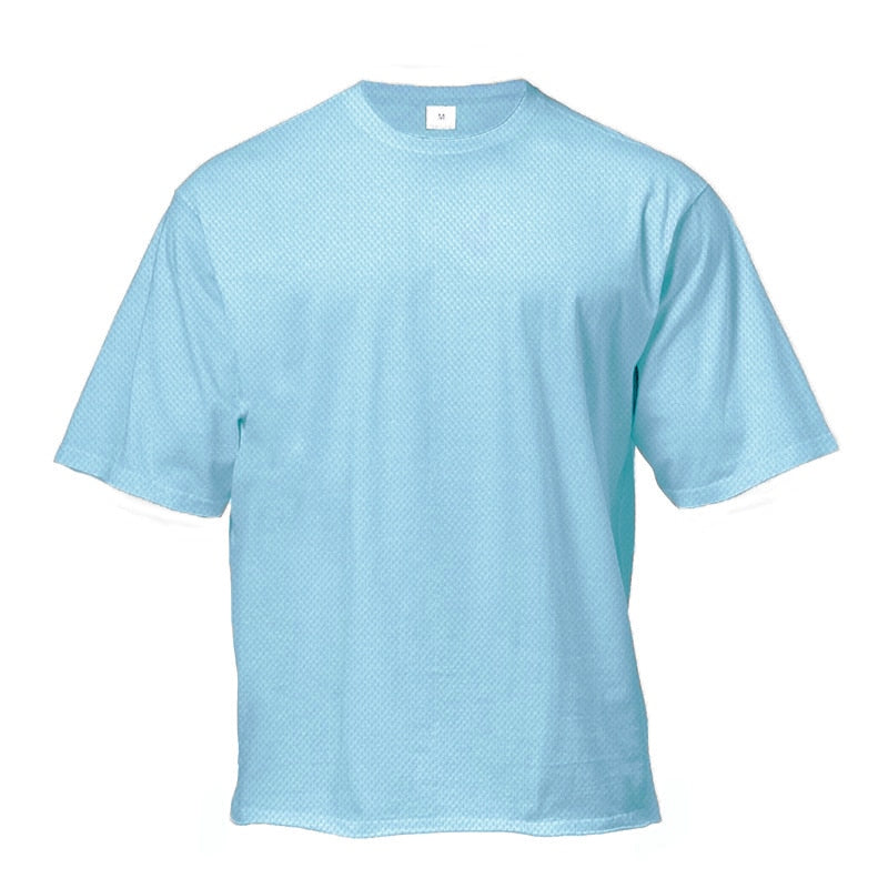 Solid Color Hip Hop Style Gym Tee